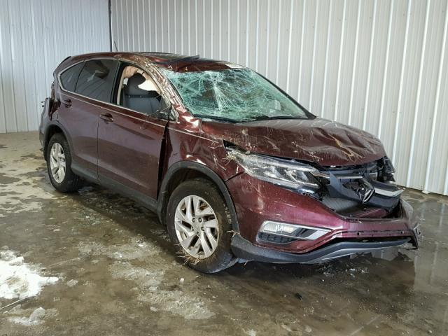 2HKRM3H54FH544297 - 2015 HONDA CR-V EX MAROON photo 1