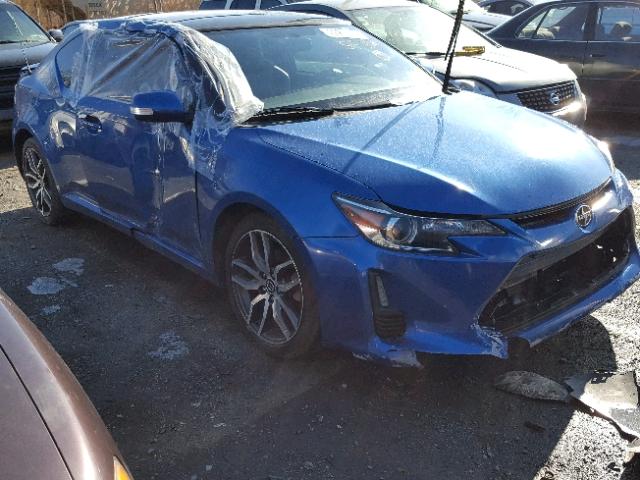 JTKJF5C78E3083944 - 2014 TOYOTA SCION TC BLUE photo 9