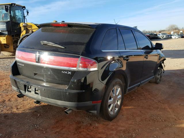 2LMDU68C17BJ26769 - 2007 LINCOLN MKX BLACK photo 4