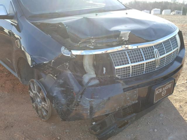 2LMDU68C17BJ26769 - 2007 LINCOLN MKX BLACK photo 9