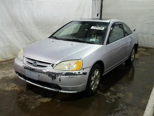 1HGEM22973L037794 - 2003 HONDA CIVIC EX 银色 照片 2