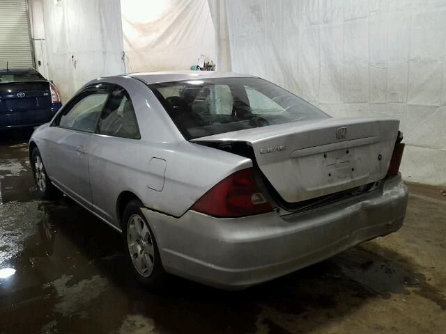 1HGEM22973L037794 - 2003 HONDA CIVIC EX SILVER photo 3