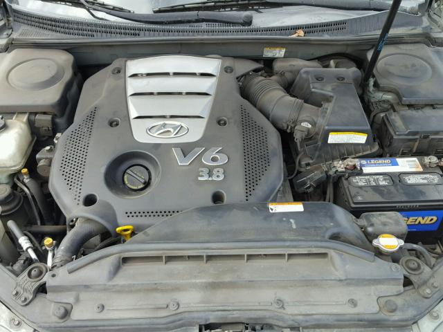 KMHFC46F66A111476 - 2006 HYUNDAI AZERA SE GRAY photo 7