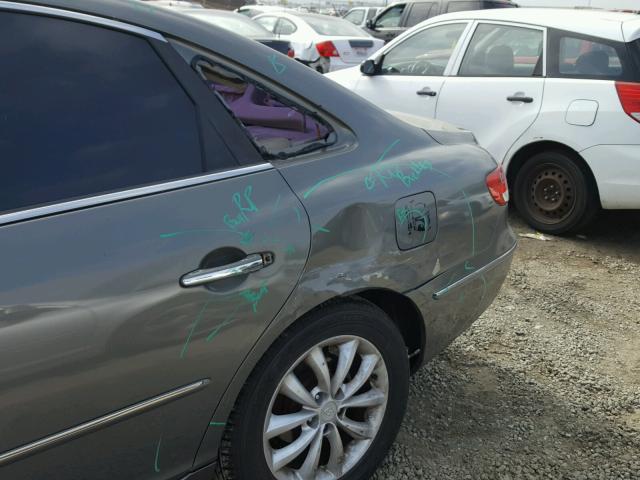 KMHFC46F66A111476 - 2006 HYUNDAI AZERA SE GRAY photo 9