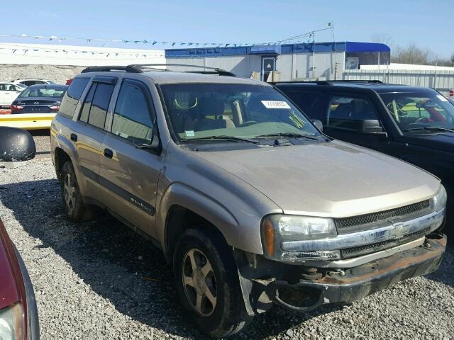 1GNDS13SX42287458 - 2004 CHEVROLET TRAILBLAZE TAN photo 1