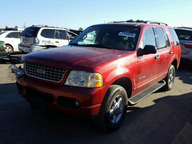 1FMZU63KX4UA69011 - 2004 FORD EXPLORER X BURGUNDY photo 2