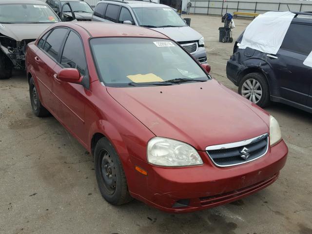 KL5JD56Z06K379368 - 2006 SUZUKI FORENZA RED photo 1