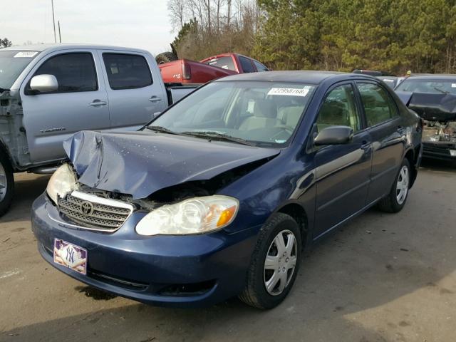 2T1BR32E25C373742 - 2005 TOYOTA COROLLA CE BLUE photo 2