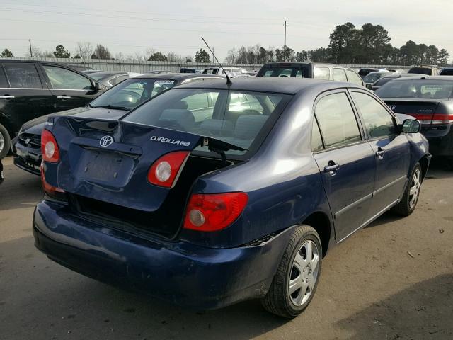 2T1BR32E25C373742 - 2005 TOYOTA COROLLA CE BLUE photo 4