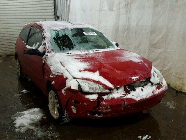 3FAFP31N35R112693 - 2005 FORD FOCUS ZX3 RED photo 1