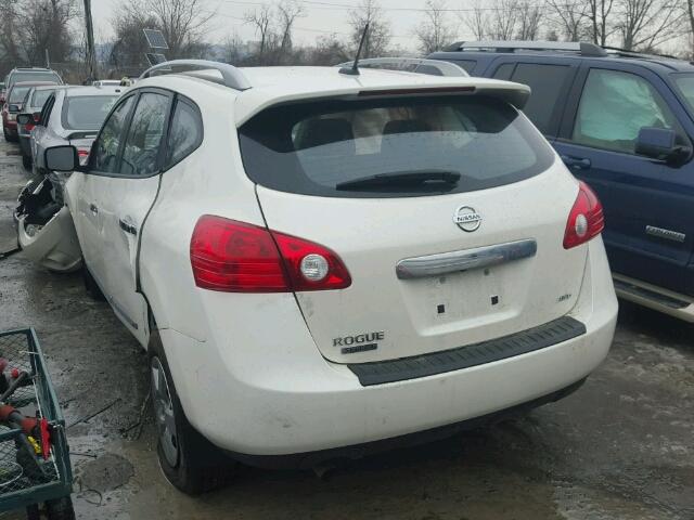 JN8AS5MV2FW763231 - 2015 NISSAN ROGUE SELE WHITE photo 3