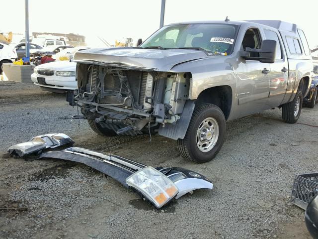 1GCHC23667F519874 - 2007 CHEVROLET SILVERADO GRAY photo 2