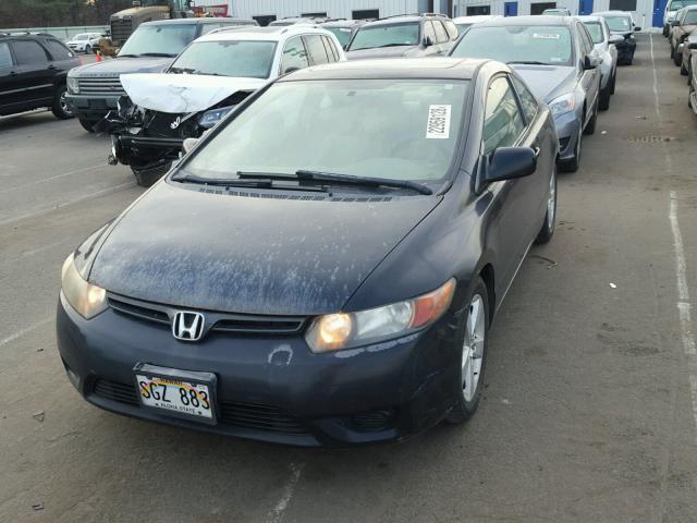 2HGFG12806H524088 - 2006 HONDA CIVIC EX BLACK photo 2