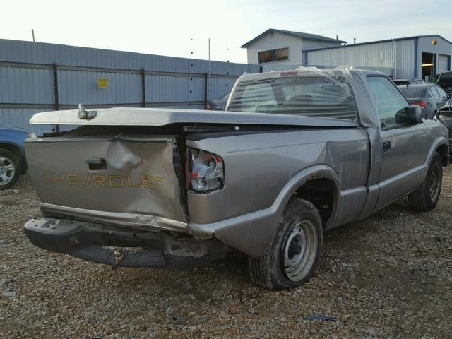 1GCCS145118121688 - 2001 CHEVROLET S TRUCK S1 TAN photo 4