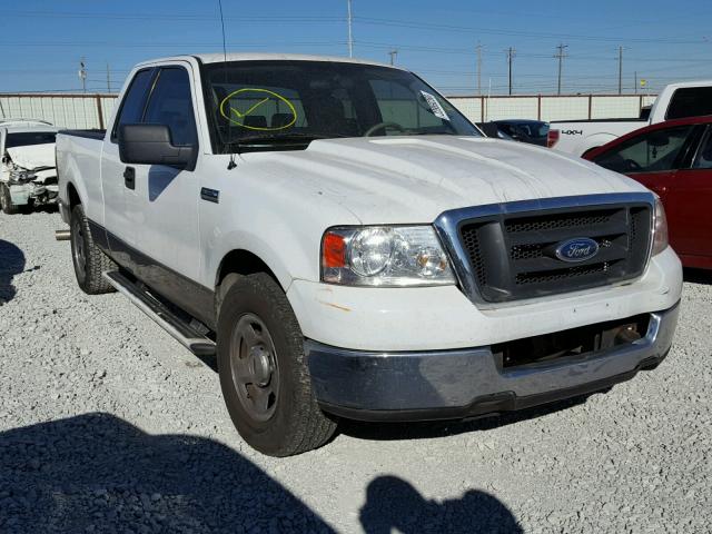 1FTRX12W75NB54628 - 2005 FORD F150 WHITE photo 1