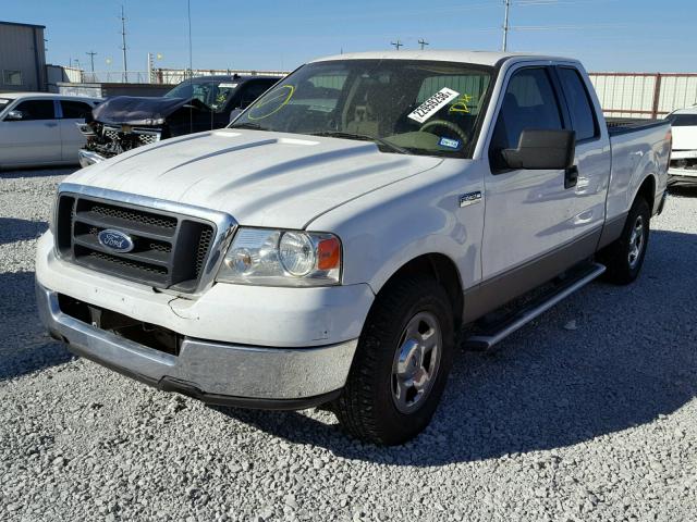 1FTRX12W75NB54628 - 2005 FORD F150 WHITE photo 2