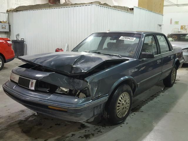 1G3AG55N0P6357848 - 1993 OLDSMOBILE CUTLASS CI GREEN photo 2