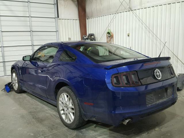 1ZVBP8AM0E5316462 - 2014 FORD MUSTANG BLUE photo 3