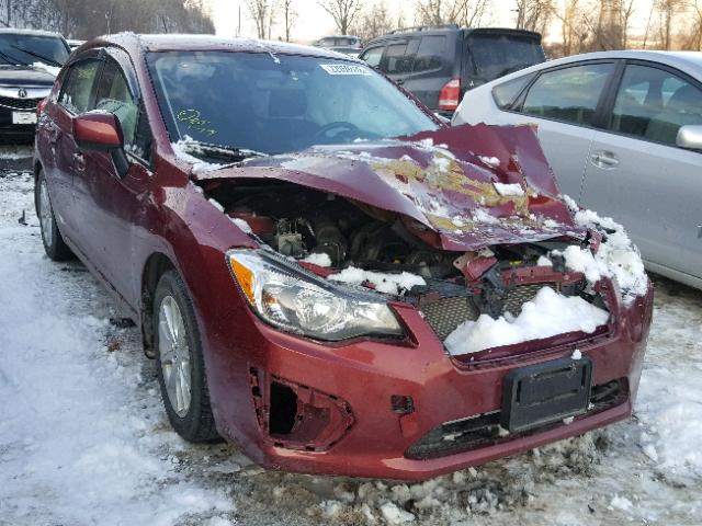 JF1GPAC66E8214652 - 2014 SUBARU IMPREZA PR MAROON photo 1