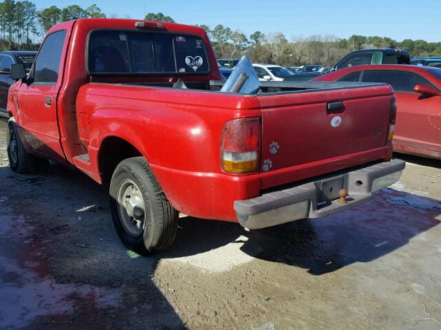 1FTCR10A7VPB14433 - 1997 FORD RANGER RED photo 3