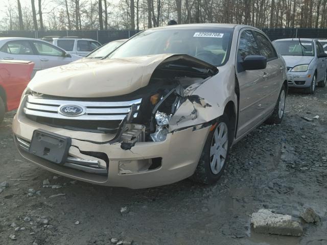 3FAHP06Z98R127996 - 2008 FORD FUSION S TAN photo 2