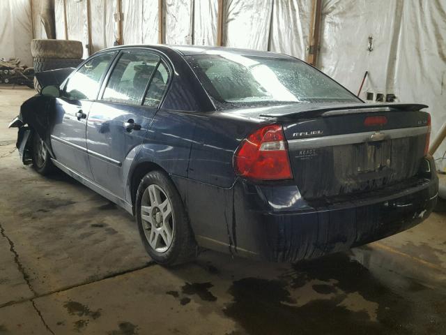 1G1ZT51806F148163 - 2006 CHEVROLET MALIBU LT BLUE photo 3