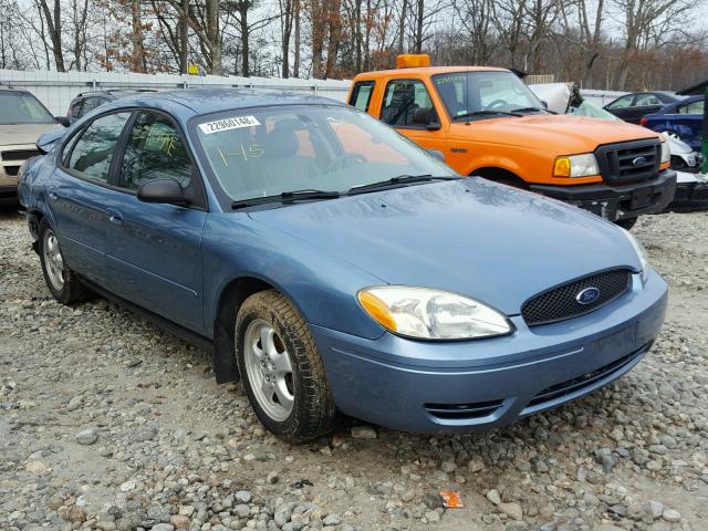 1FAHP53U17A173529 - 2007 FORD TAURUS SE BLUE photo 1