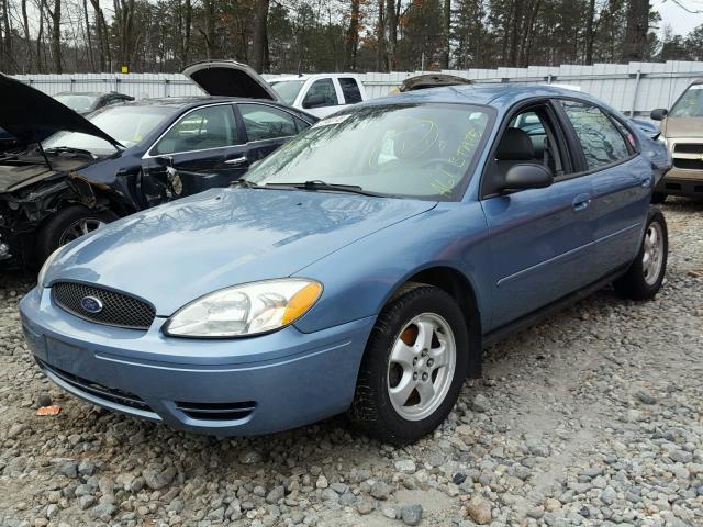 1FAHP53U17A173529 - 2007 FORD TAURUS SE BLUE photo 2