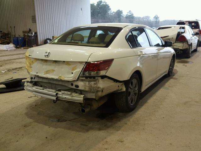 1HGCP2F67CA040222 - 2012 HONDA ACCORD SE WHITE photo 4