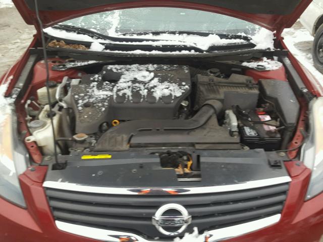 1N4AL21E37N493970 - 2007 NISSAN ALTIMA 2.5 MAROON photo 7