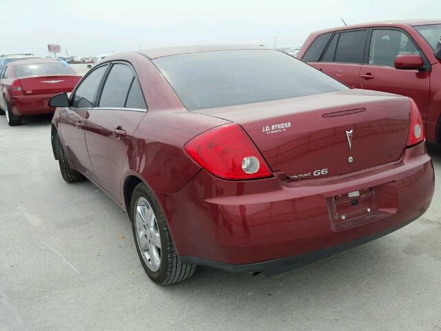 1G2ZG57B394205815 - 2009 PONTIAC G6 RED photo 3