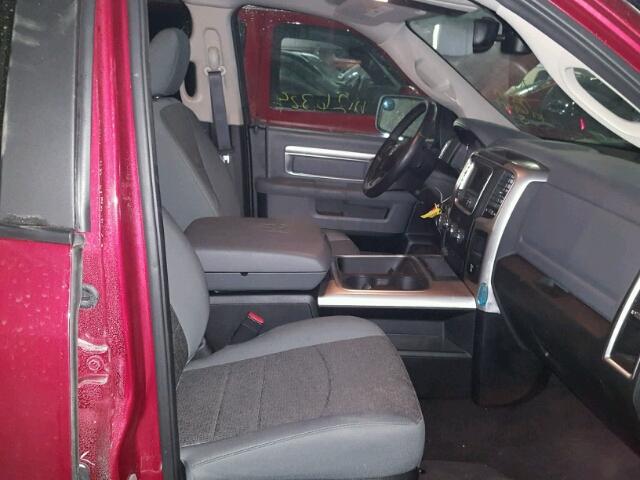 1C6RR7LT4FS757371 - 2015 RAM 1500 SLT წითელი ფოტო 5