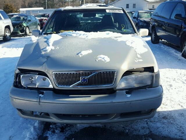 YV1LT56DXY2640206 - 2000 VOLVO S70 GRAY photo 9