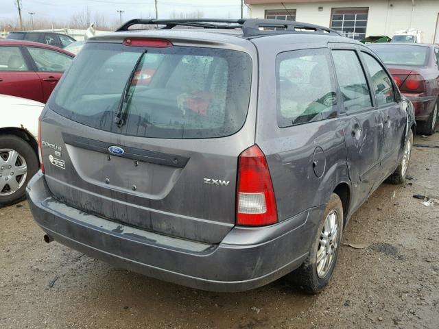 1FAFP36N16W190591 - 2006 FORD FOCUS ZXW GRAY photo 4