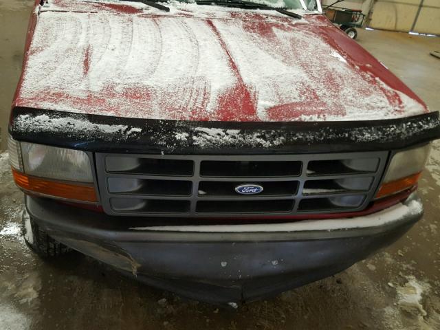 1FTDF15Y5SNB04784 - 1995 FORD F150 RED photo 7