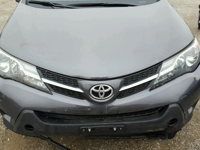 JTMZFREV1FJ056773 - 2015 TOYOTA RAV4 LE GRAY photo 7