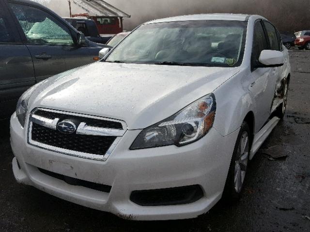 4S3BMBC6XE3007746 - 2014 SUBARU LEGACY 2.5 WHITE photo 2