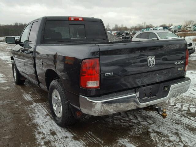 1D7RV1GP9AS105536 - 2010 DODGE RAM 1500 BLACK photo 3