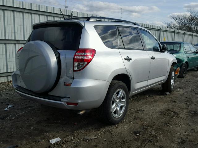 2T3BF4DV8BW085737 - 2011 TOYOTA RAV4 SILVER photo 4