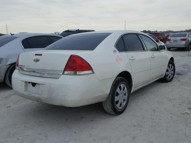 2G1WB55K469351142 - 2006 CHEVROLET IMPALA LS WHITE photo 4