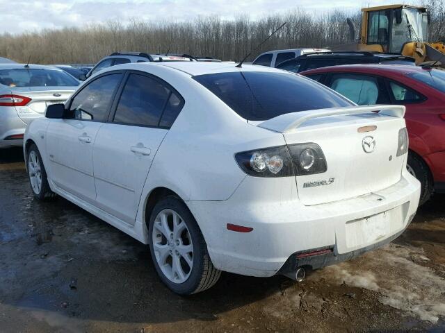 JM1BK323491203931 - 2009 MAZDA 3 S WHITE photo 3