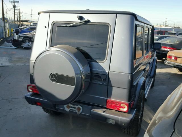 WDCYR37EX9X178296 - 2009 MERCEDES-BENZ G 550 GRAY photo 4