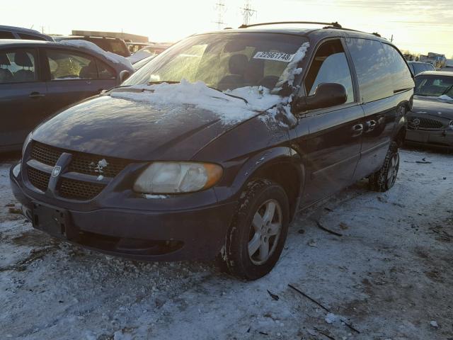 1D4GP24R66B547840 - 2006 DODGE GRAND CARA BLUE photo 2