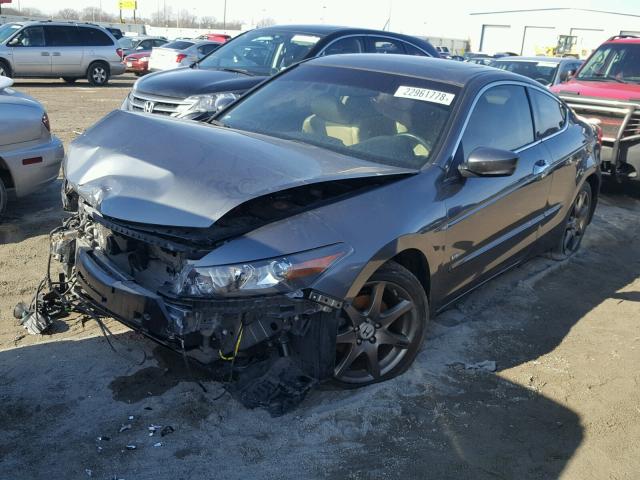 1HGCS2B84CA005658 - 2012 HONDA ACCORD EXL GRAY photo 2