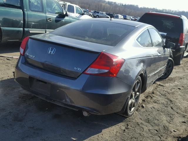 1HGCS2B84CA005658 - 2012 HONDA ACCORD EXL GRAY photo 4