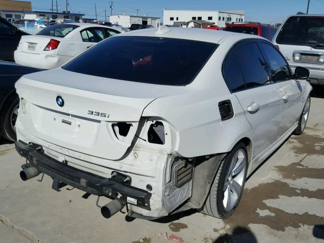 WBAPM7C54AE192074 - 2010 BMW 335 I WHITE photo 4