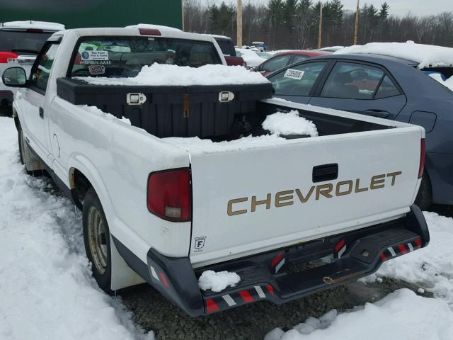 1GCCS1447VK124594 - 1997 CHEVROLET S TRUCK S1 WHITE photo 3