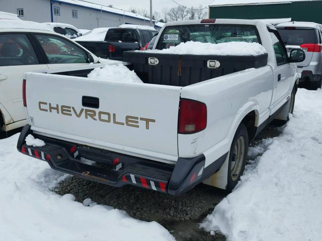 1GCCS1447VK124594 - 1997 CHEVROLET S TRUCK S1 WHITE photo 4