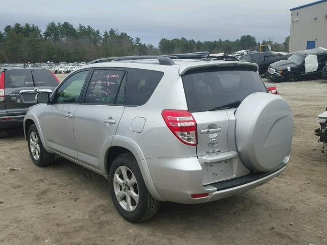 2T3DF4DV4BW092855 - 2011 TOYOTA RAV4 LIMIT SILVER photo 3