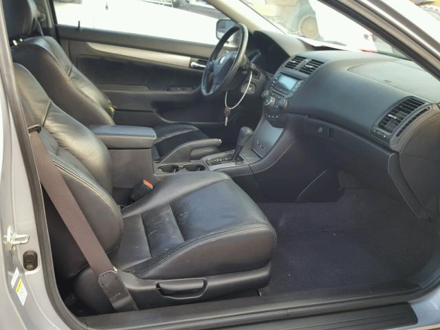 1HGCM82685A000560 - 2005 HONDA ACCORD EX SILVER photo 5